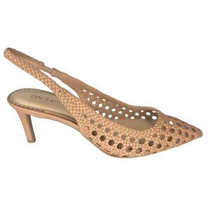 NWT On 34th Women's Monikaa Pointed-Toe Pumps - Walnut Woven